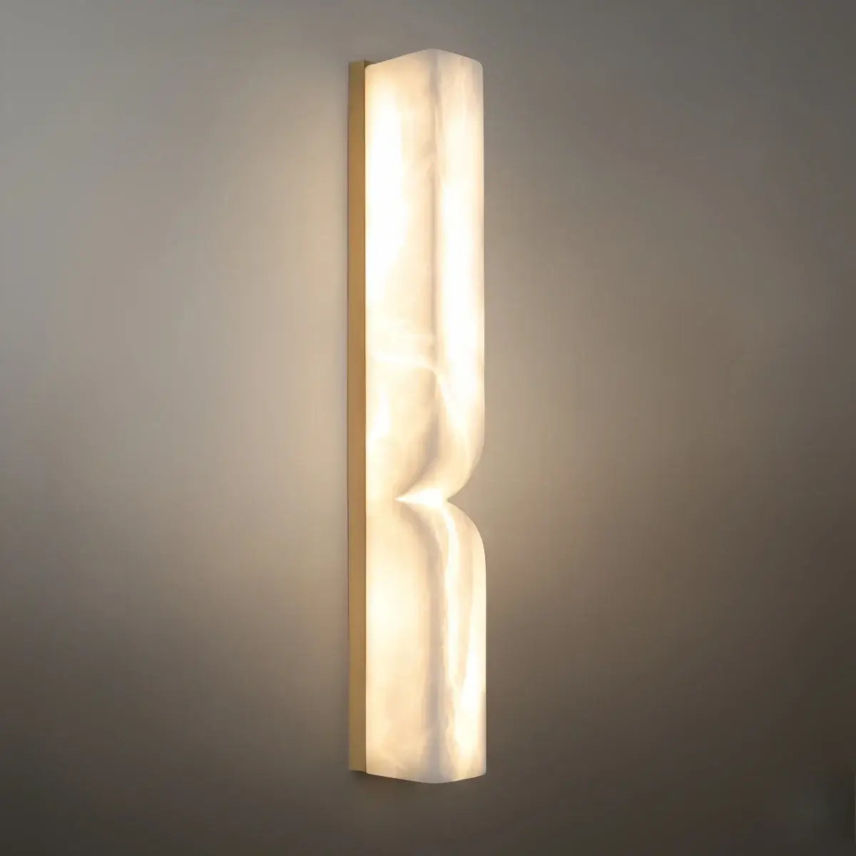 Modern Alabaster Wall Sconce – LED Stone Wall Light
